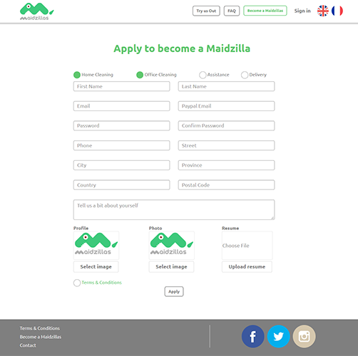 Dynamic Creative Minds / Maidzillas / Become a maid