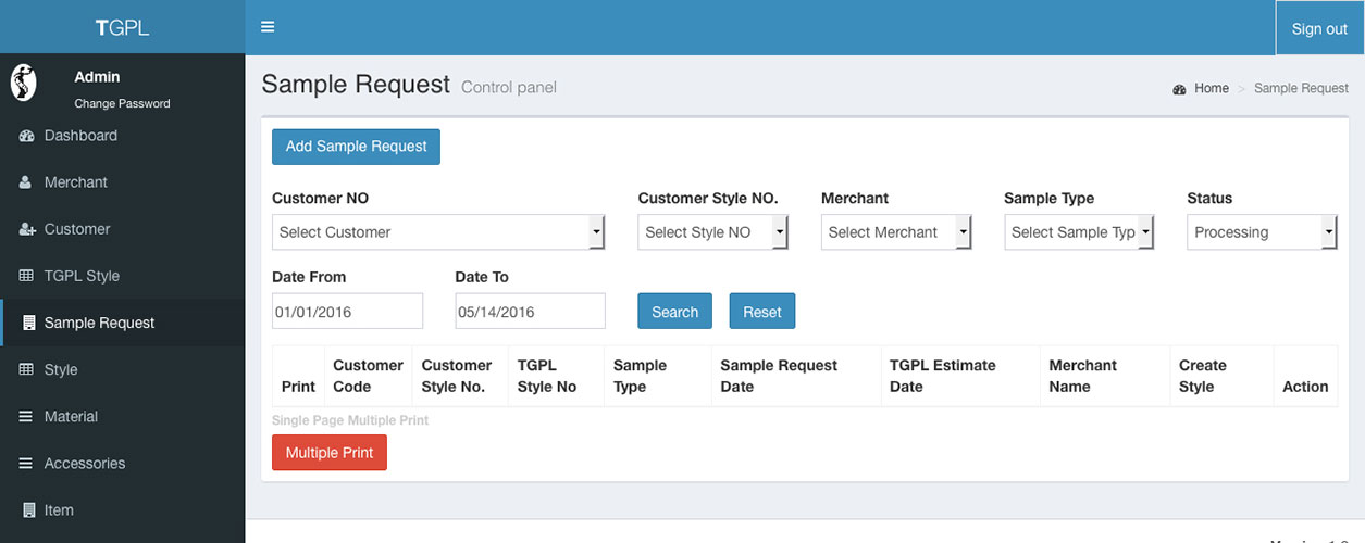 Dynamic Creative Minds / Traditional Gallery App / Styles