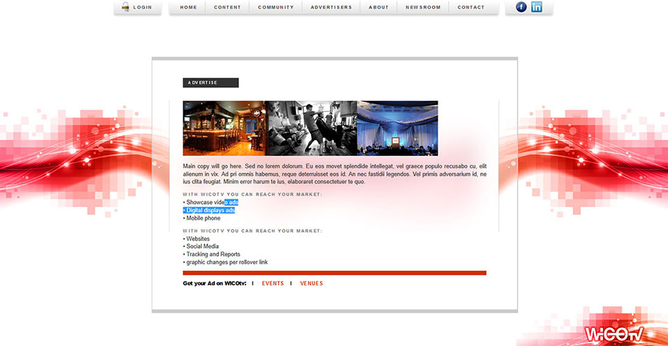 Dynamic Creative Minds / Wico Tv / Advertise